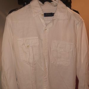 Ralph Loren POLO long sleeve white button up